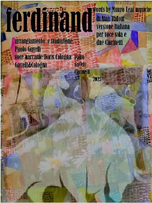 cover image of Alan Ridout  Ferdinand version for narrator and two clarinets
